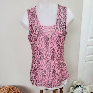 Sloane Pink Lace Top L 36-38 bust